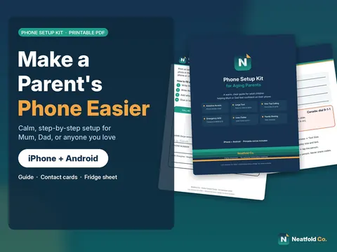 Listing image for Phone Setup Guide for Seniors